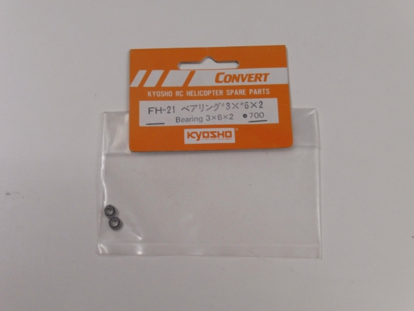 Kyosho Convert Bearing 2x6x2 #FH-21